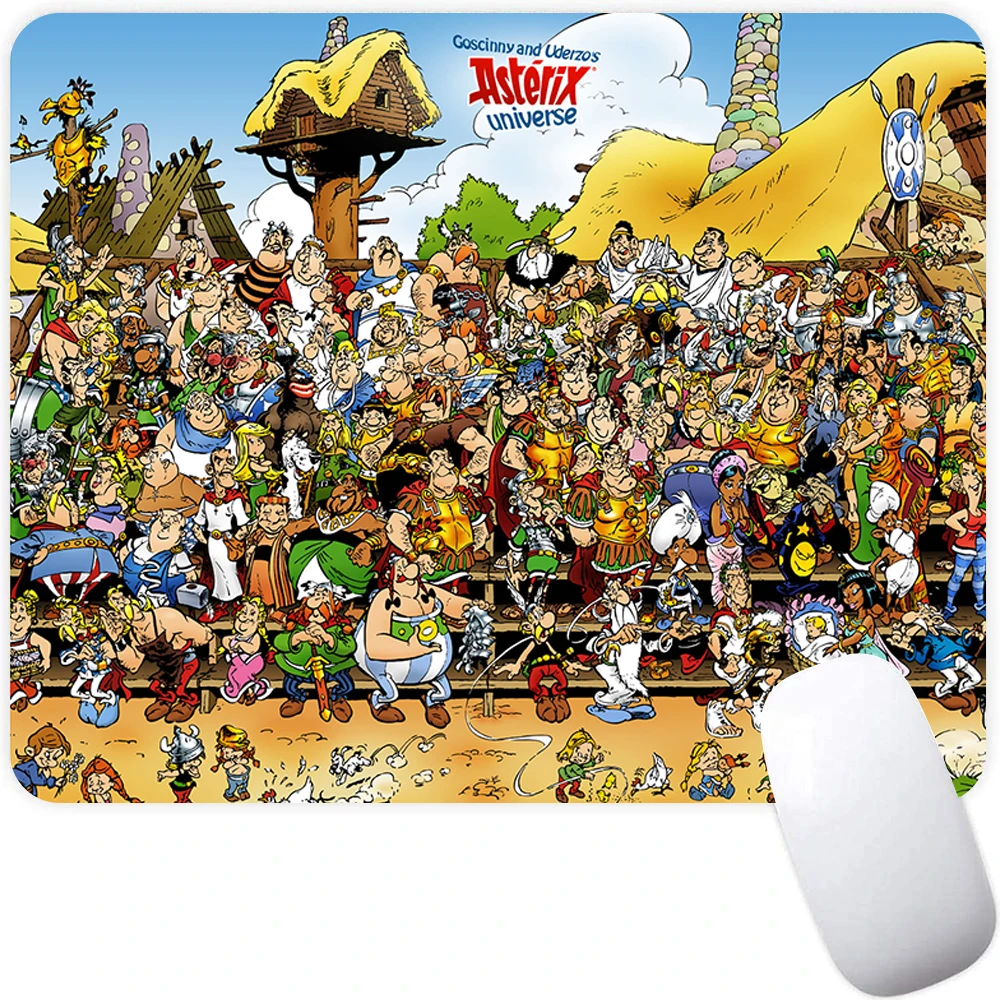 Asterix Obelix Nhỏ Miếng Lót Chuột Chơi Game Máy Tính Mousepad PC Game Thủ Chuột Thảm Laptop Mausepad Chuột Thảm Bàn Phím Thảm Để Bàn