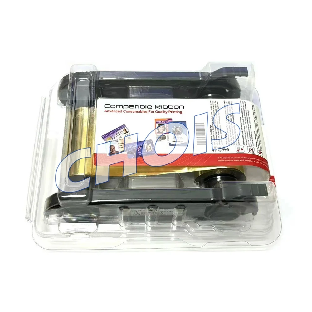 Evolis RCT016NAA Metallic Gold Primacy Zenius Printer Ribbon 1000 Prints