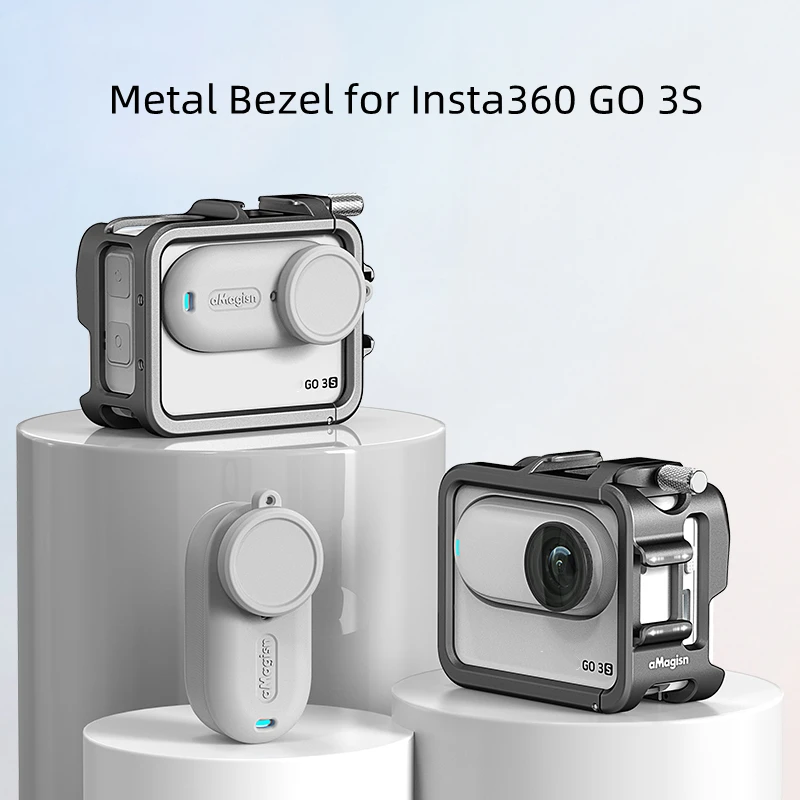 Подходит для Insta360 GO 3S, металлическая рамка для 360 GO3S, защитная рамка, аксессуары для защитного чехла