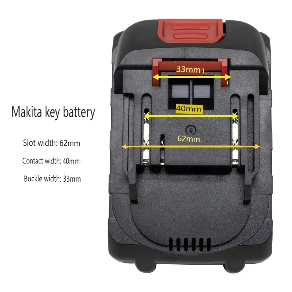 Rechargeable 21V Lithium Ion Battery High Capacity Cordless Electric Power Tool Compatible with Makita 21V Tools