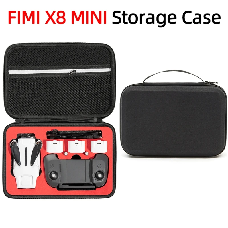 Hard for shell Carrying for CASE Portable Waterproof Storage Bag Shoulder Bags Compatible for FIMI X8 Mini Drone and Acc