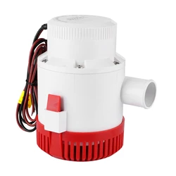 3500GPH 12V Professional Submersible Bilge Pump Marine Boat Yacht Accessory G3500‑01