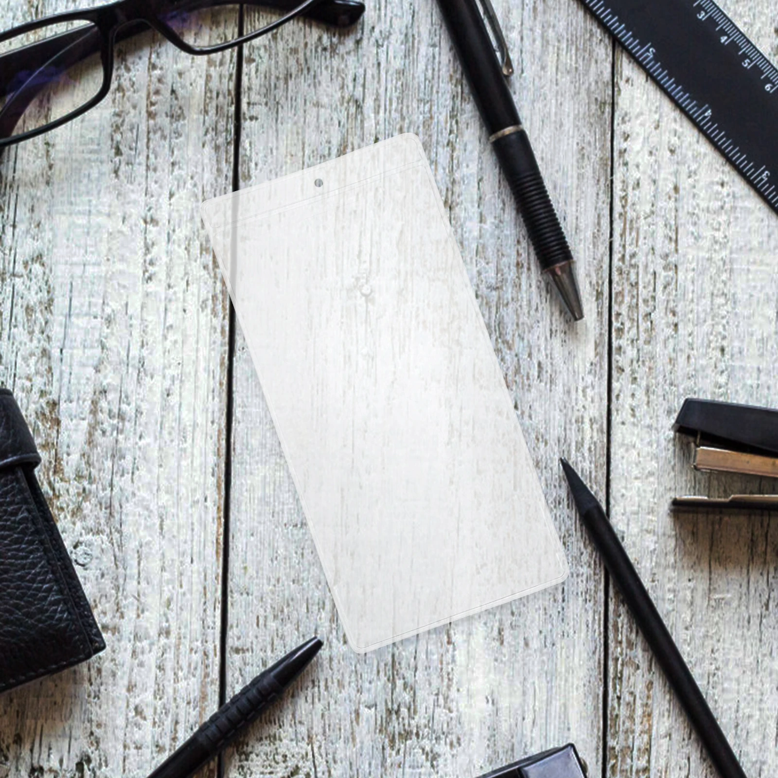 

30Pcs Creative Bookmark Sleeves PVC Bookmarks Display Organizer Lightweight Holder Protective Pouch DIY Accessory for Reading