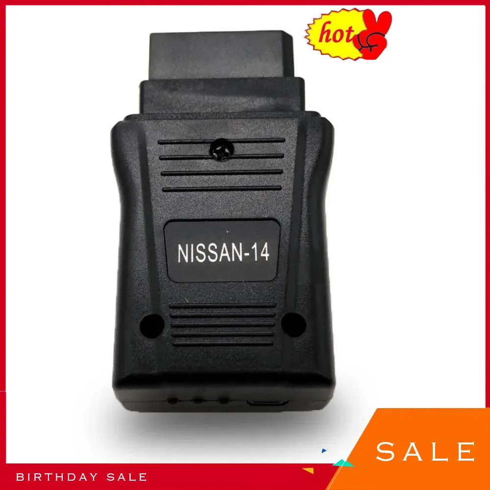 For Nissan Consult 14 Pin USB Interface OBDII Diagnostic Scanner OBD2 Cars Repair Tool 14Pin USB Cable Connector