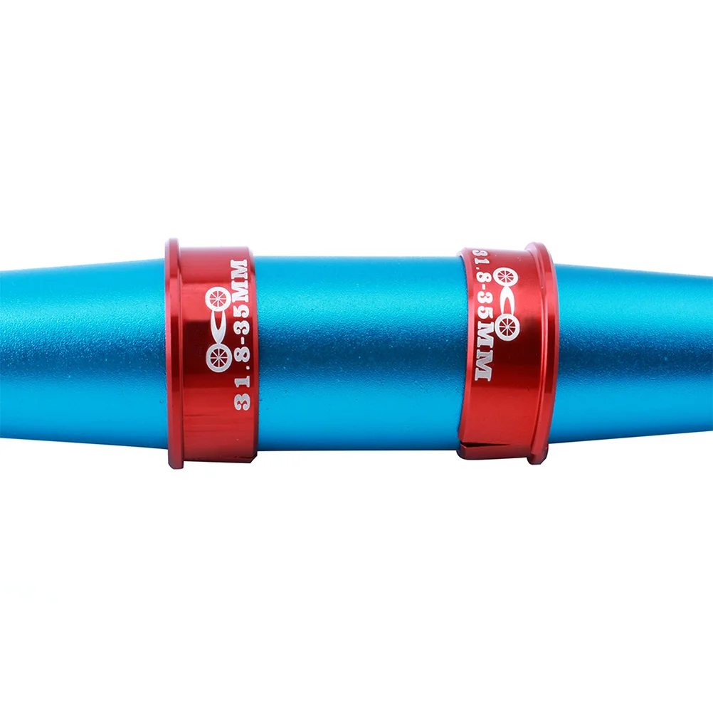 

4Pcs Handlebar Conversion Sheet Bike Adapter Clamp 31.8mm to 35mm Lightweight Aluminum Alloy Adjustable Distance