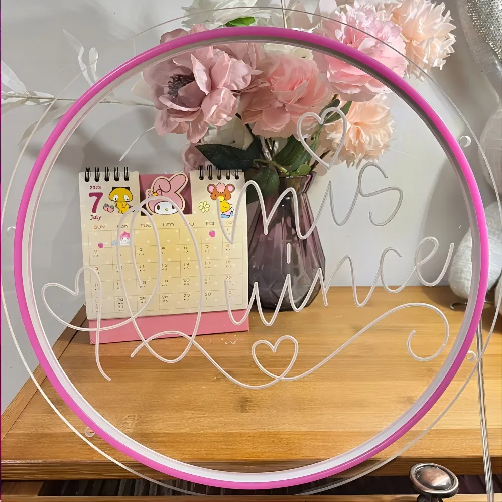 Mis Quince-señal de neón personalizada, luces LED grabadas para fondos de pantalla, decoración de regalo para el hogar, luz de neón, decoración de pared, soporte personalizado