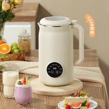 Máquina de leite de soja totalmente automática atualizada, tela sensível ao toque lcd, sem lavagem, máquina doméstica de milkshake, 1,2l, sem filtro, máquina de leite de soja