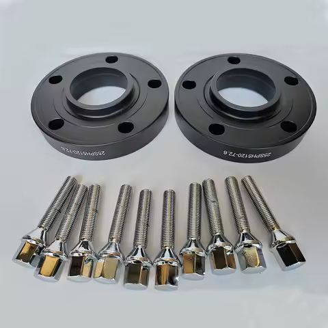 25mm 5x120 Car Wheel Spacers 72.6mm Centric Wheel Gasket Flange +Lug Nut Wheel Spacer For BMW E90 M1 M3 M6 E36 E65