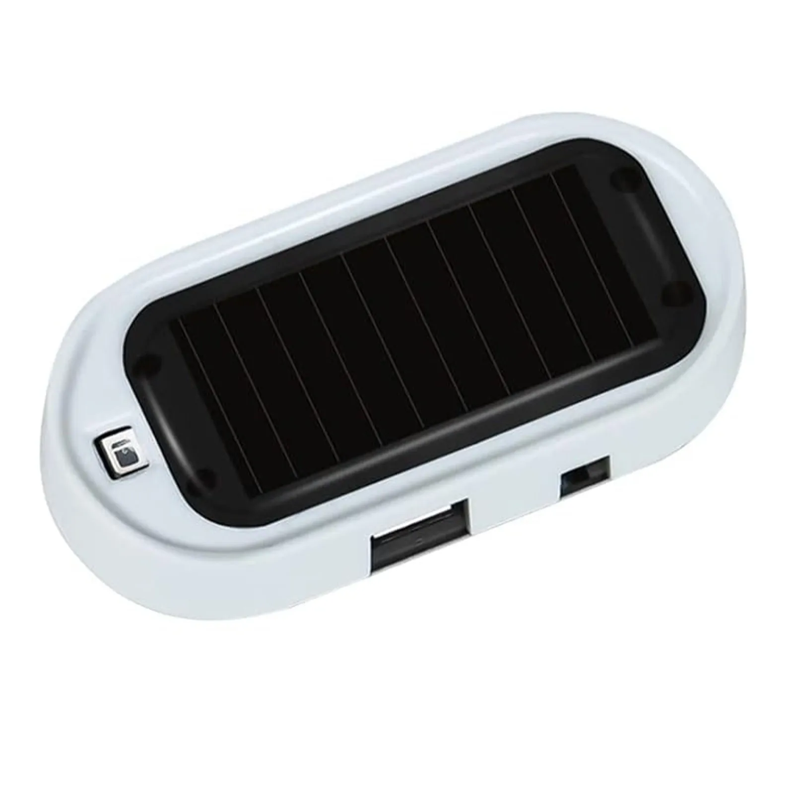 NEW Car Solar Simulation Reminder, Anti-theft LED Flashing Safety, USB Charging Port, Car Interior Modification Anti-theft Light