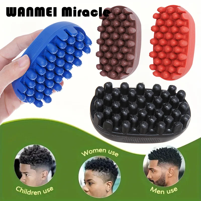 1 pçs profissional cabelo encaracolado esponja torção escova mágica bobina africana onda dreadlock natural escova de cabelo afro salão de beleza ferramenta estilo cabelo