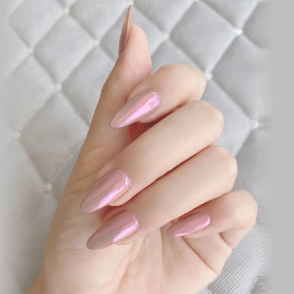 

2 Sets Decoration Nail Patch Women Stickers Art Decals Full Coverage Shiny Fake