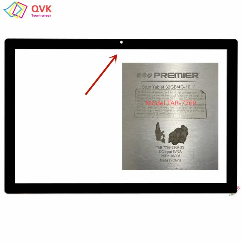 

New 10.1Inch Black For Premier TAB-7769 Tablet PC Capacitive Touch Screen Digitizer Sensor External Glass Panel