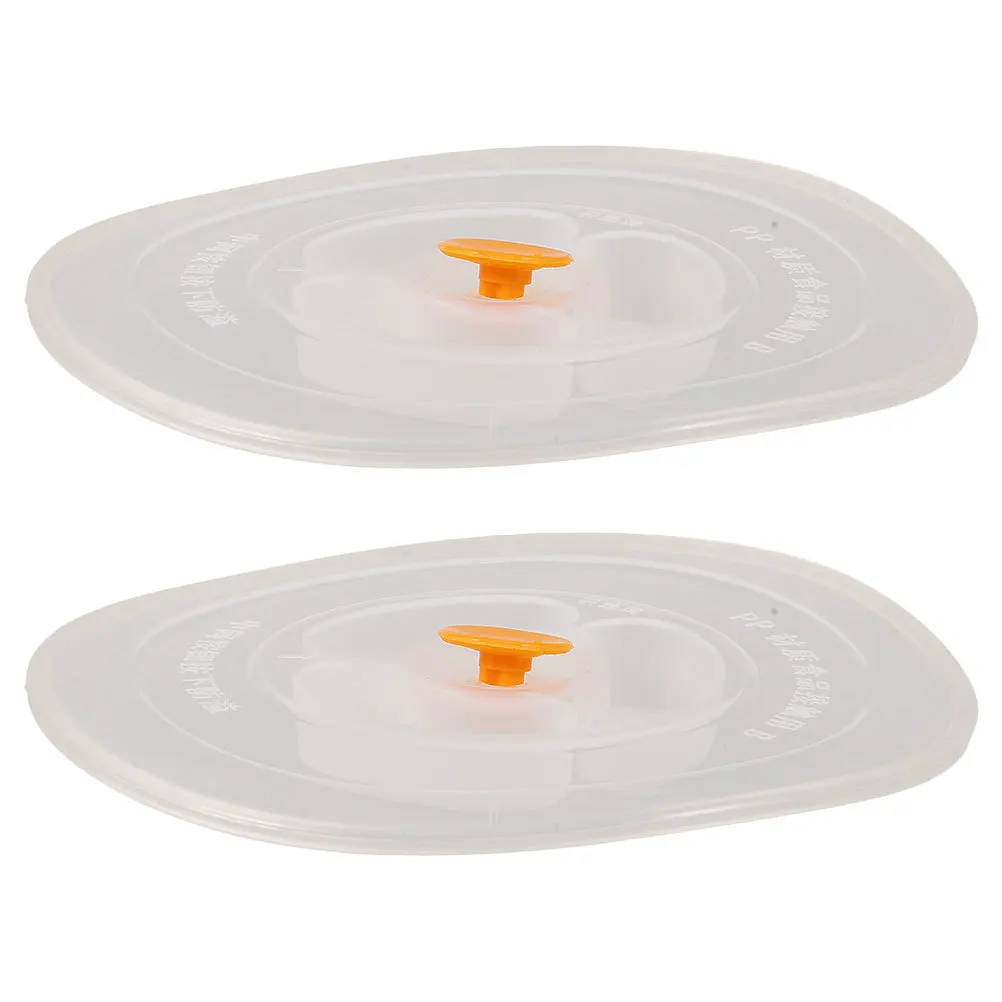 2 قطعة وعاء طعام قابل لإعادة الاستخدام يغطي أغطية السيليكون مانعة للتسرب الطازجة حفظ السلطانية يغطي قابل للغسل الغذاء صندوق تخزين غطاء للمنزل