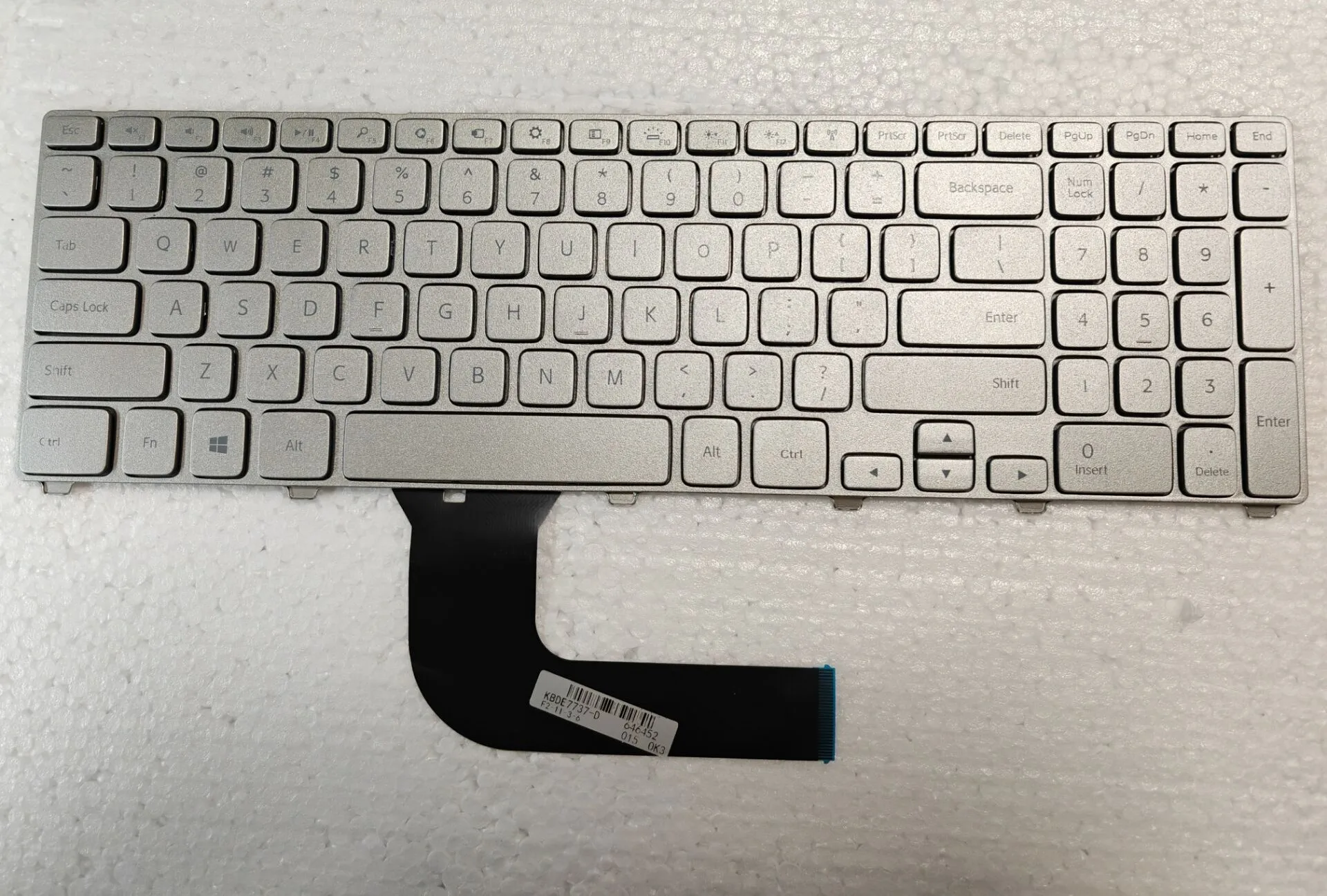 

US Keyboard For Dell Inspiron 17 7000 7746 7737 15HR No Backlit silver