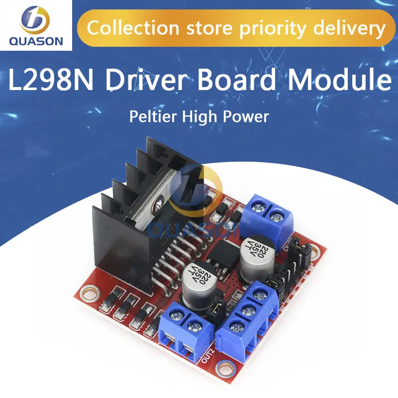 L298 nuovo modulo scheda Controller Controller motore passo-passo DC a doppio ponte H L298N per robot smart car motore passo-passo Arduino