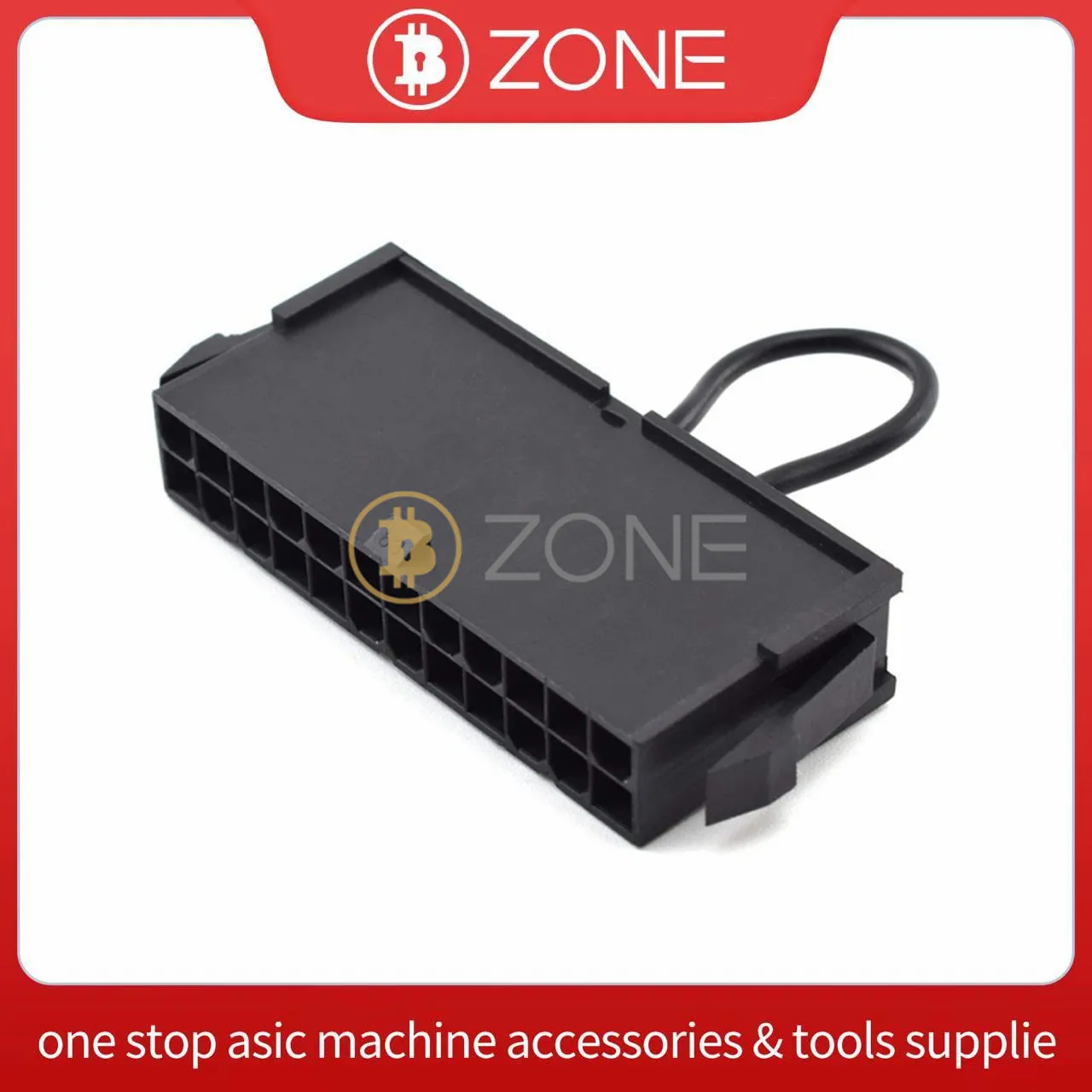 

Factory Price10 Pack PSU 24 Pin Power Jumper Starter Jack Adapter Connector for Server BTC Miner