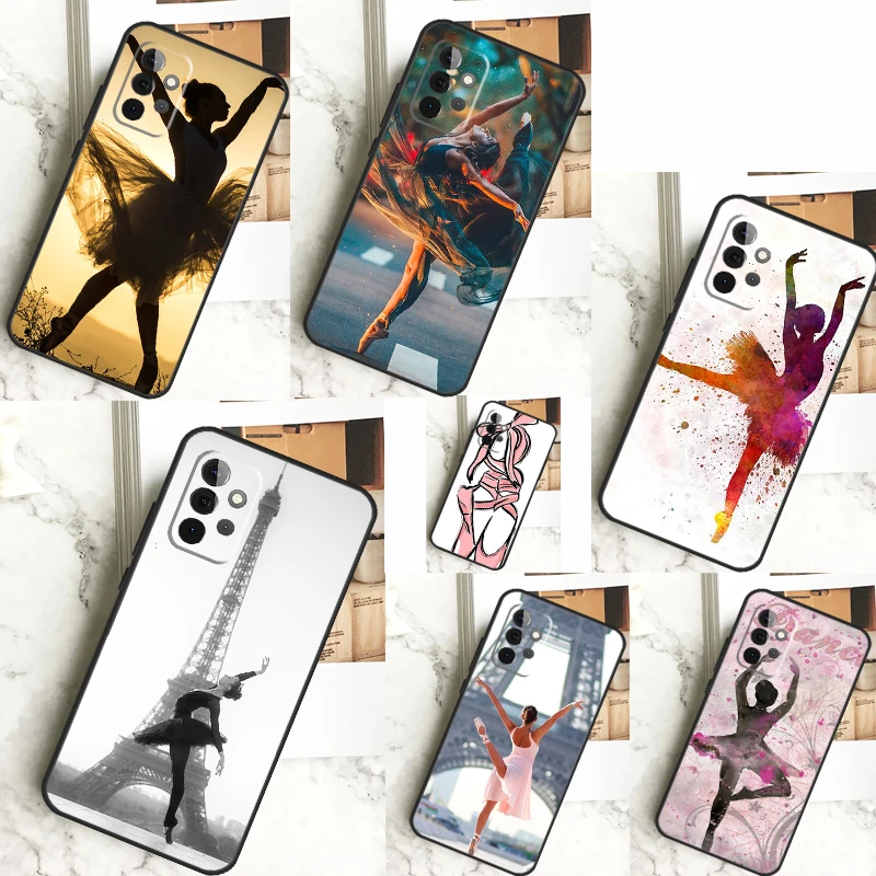 Ballerina Ballet Dance Girl Funda For Samsung Galaxy A52 A32 A12 A14 A34 A54 A51 A71 A53 A33 A13 A15 A25 A35 A55 Case