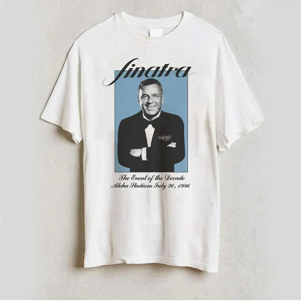 

Best! Vtg Frank Sinatra 1986 Hailey Baldwin Frank Sinatra Tee Shirt