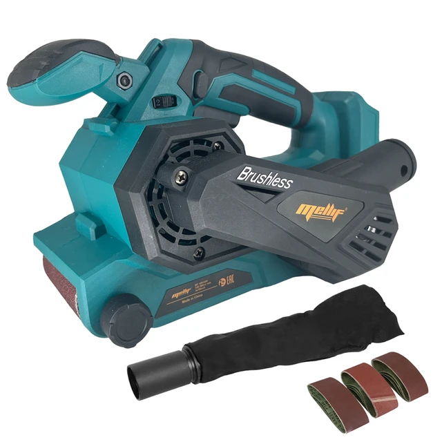Cordless Belt Sander for MAKITA 18V Battery NO Battery Brushless Power Sander Electric Sander Machine Dust Bag Included AliExpress