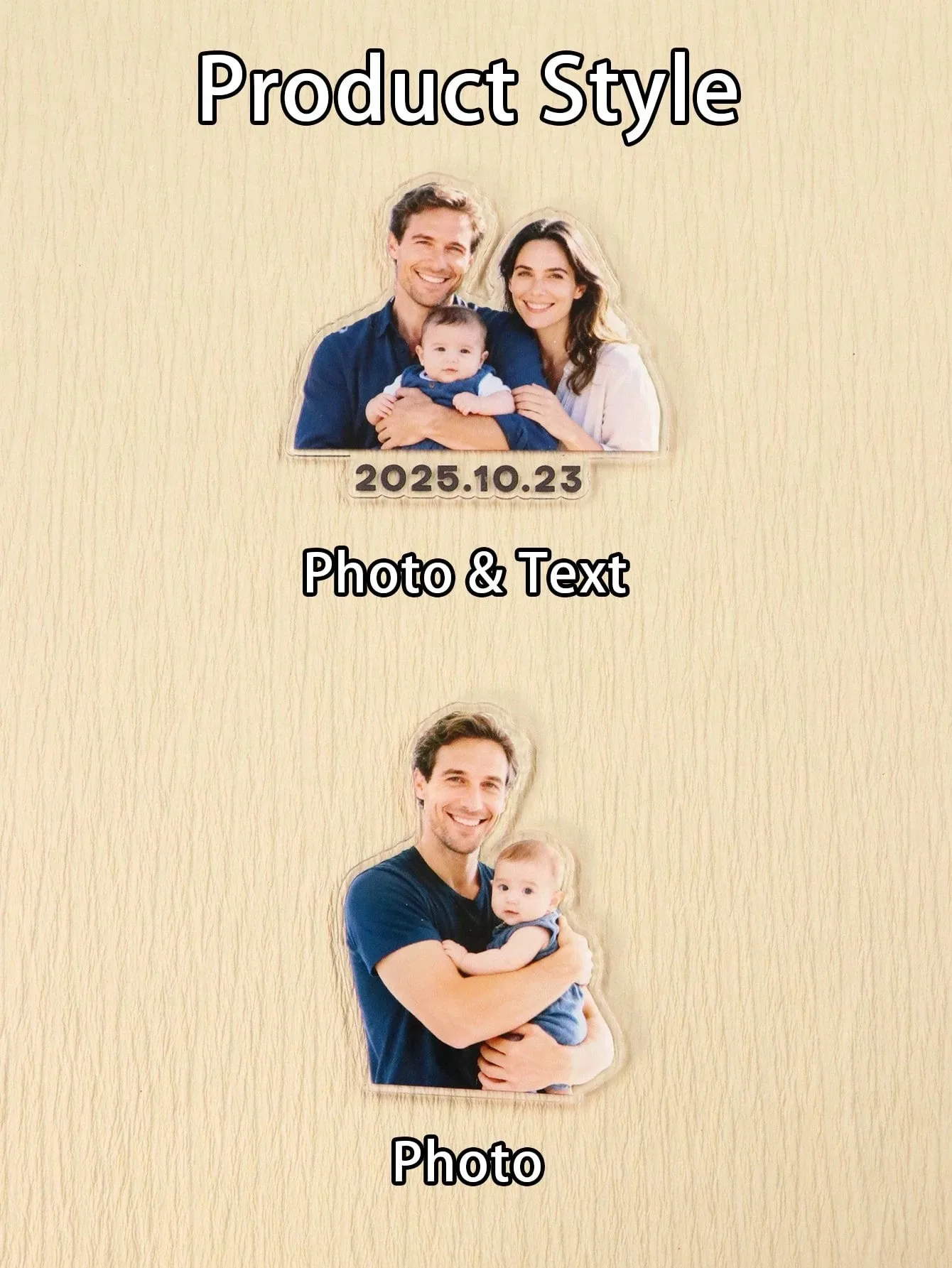 Customized Refrigerator Magnets With Pictures And Text, Personalized Acrylic Strong Refrigerator Magnets, Customizable Pet
