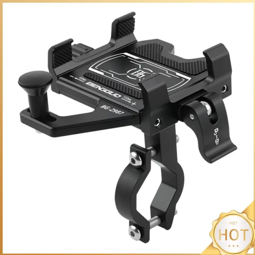 

360° Rotatable Bicycle Mobile Phone Holder Wear Resist Aluminum Alloy Phone Holder Five Claws Phones Stand Cycling Accessories