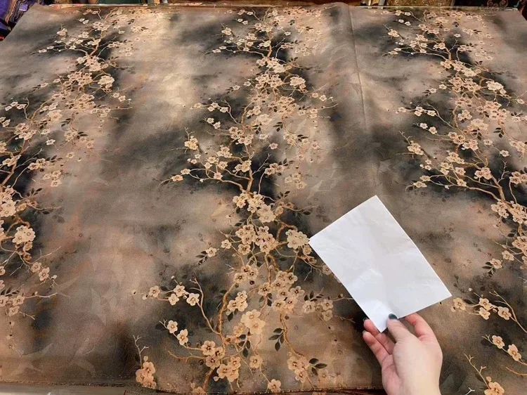 

Высокое качество, ароматная пряжа спереди, платье Cheongsam, жилет, юбка с конским лицом, высококачественная ткань из натурального шелка