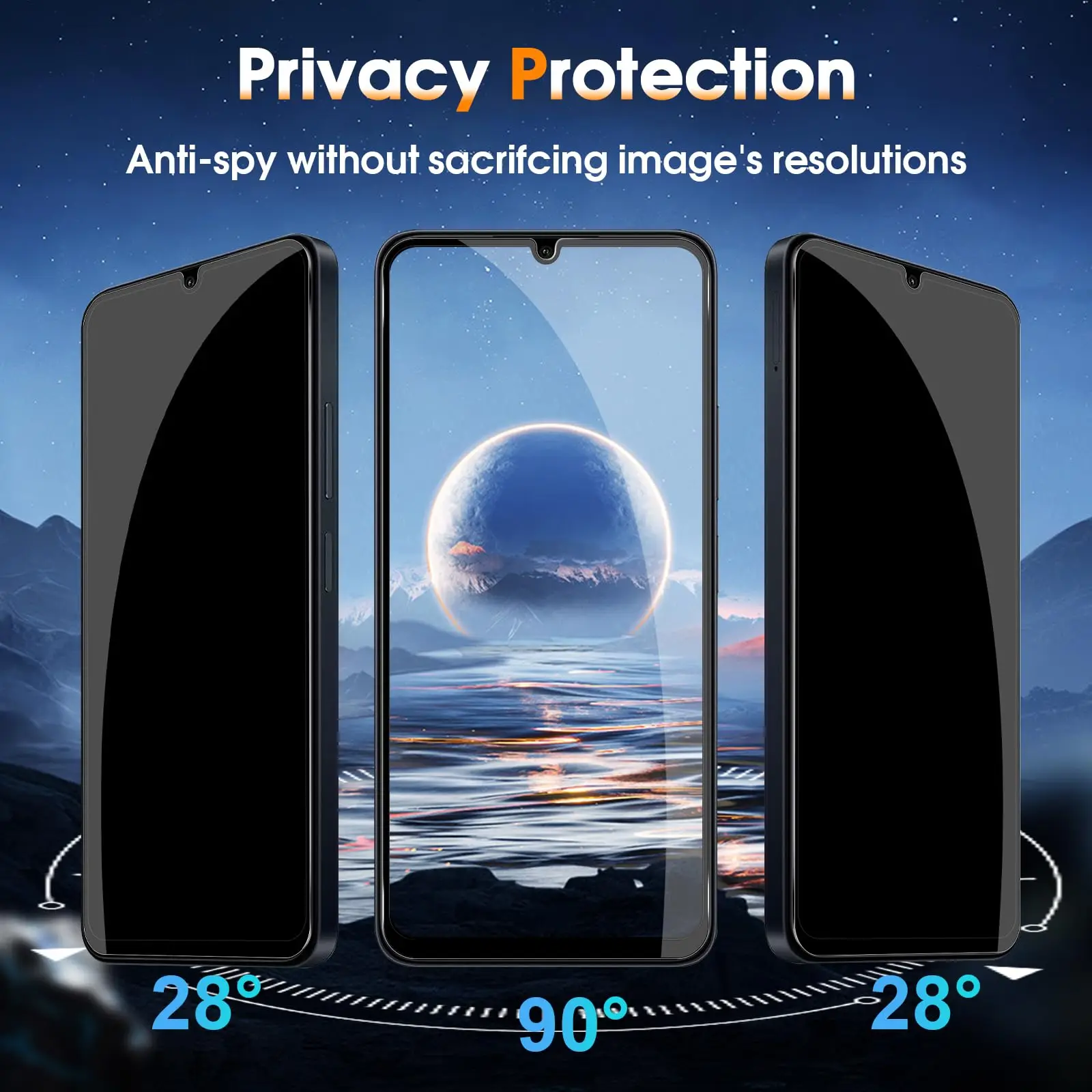 Anti Spy Screen Protector Voor Poco C65 Xiaomi Privacy Gehard Glas 9H Anti Peep Scratch High Aluminium Case Vriendelijk