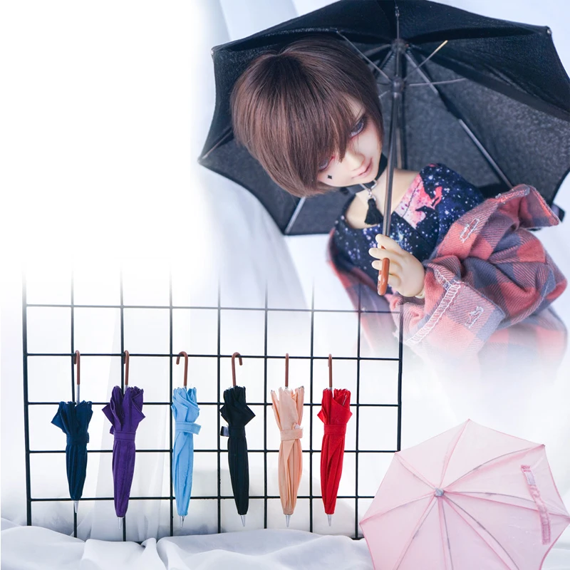 

D04-B177 children handmade toy BJD/SD 1/4 1/6 MSD Accessories colorful umbrella 1pcs