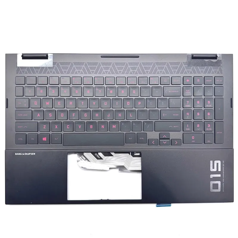 New Laptop for OMEN 6 15-EK 15-EN TPN-Q236 TPN-Q238 Upper Case Palmrest Cover C Shell Backlit Keyboard