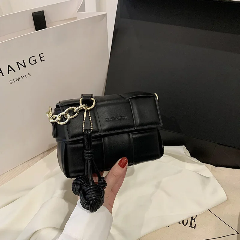 الوردي Dopaamine حقيبة كروسبودي المرأة الموضة الراقية الإحساس المتخصصة تصميم الخريف الشتاء شعبية حقيبة يد فاخرة صغيرة