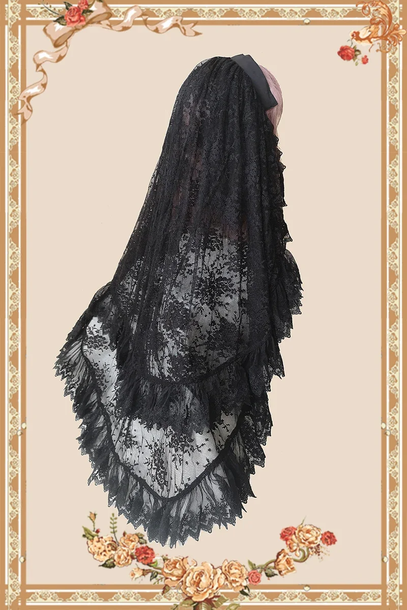 * Spider Lady * Gothic style Lolita double layered gorgeous headdress by Infanta