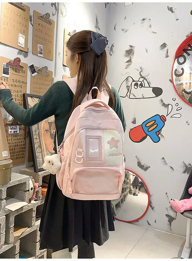 Kawaii Starry Preppy Harajuku Ita Backpack