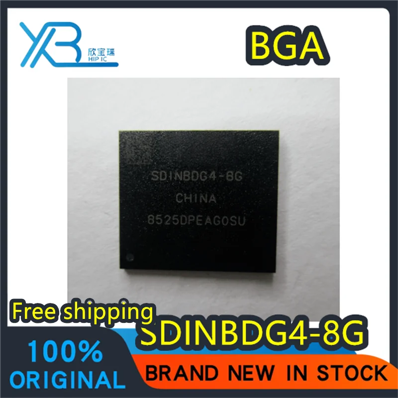 

(1/20 pieces) SDINBDG4-8G BGA-153 New original 8GB EMMC chip set-top box storage IC spot electronics Free shipping
