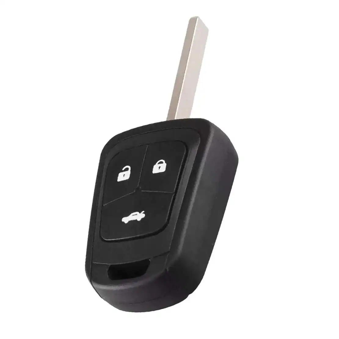3 Buttons Remote Key Fob Shell & Blank Uncut Key Fit for Holden Barina TM 11/2011-2014