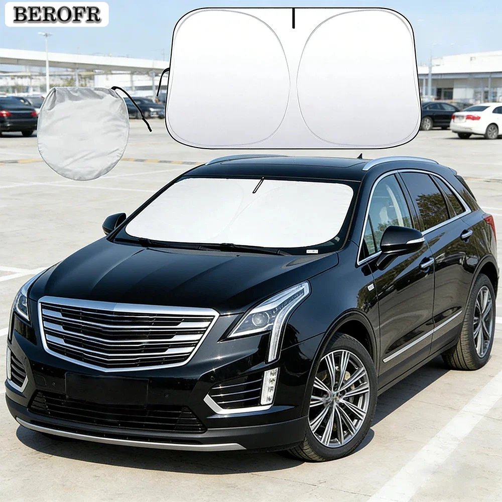 

Car Windshield Sun Shade For Cadillac XT5 2017-2023 Sunshade Sun Visor Protector Foldable Blocks UV Rays