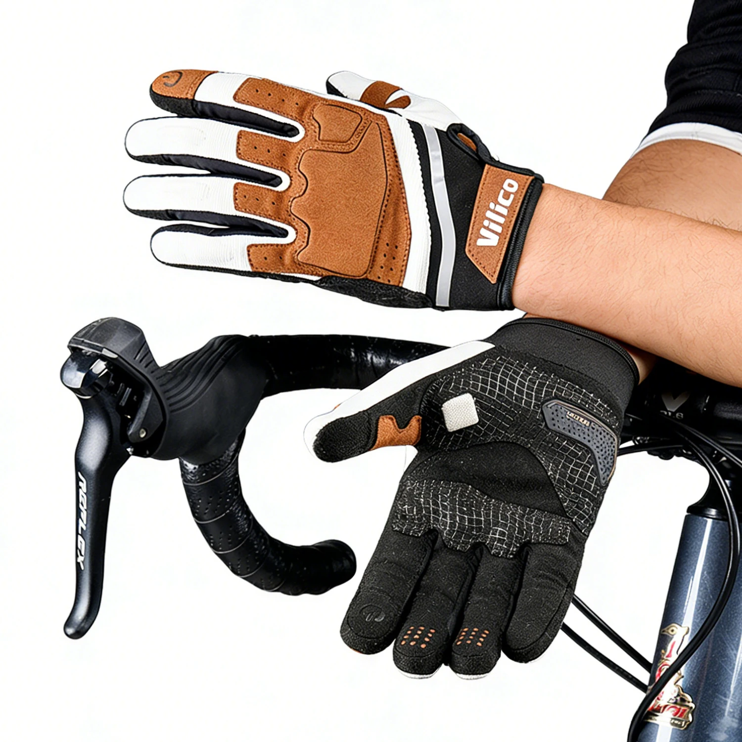 

Touch Screen Cycling Gloves Winter Thermal Warm Windproof Full Finger Waterproof Bicycle Road Bike Gloves For Men Women