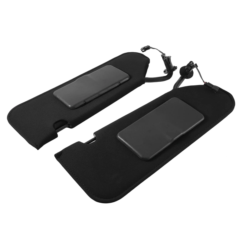 

8231006 Car Front Sunvisor W/ Mirrors & LED Lights For Chevrolet Corvette C6 2005-2013