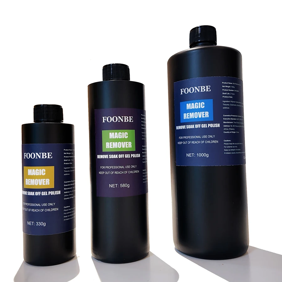 FOONBE ماجيك مزيل جيل للأظافر مزيل انفجار الأشعة فوق البنفسجية جل سريع تقشر إزالة شبه دائم الورنيش البولندية إلغاء هلام 250 جرام