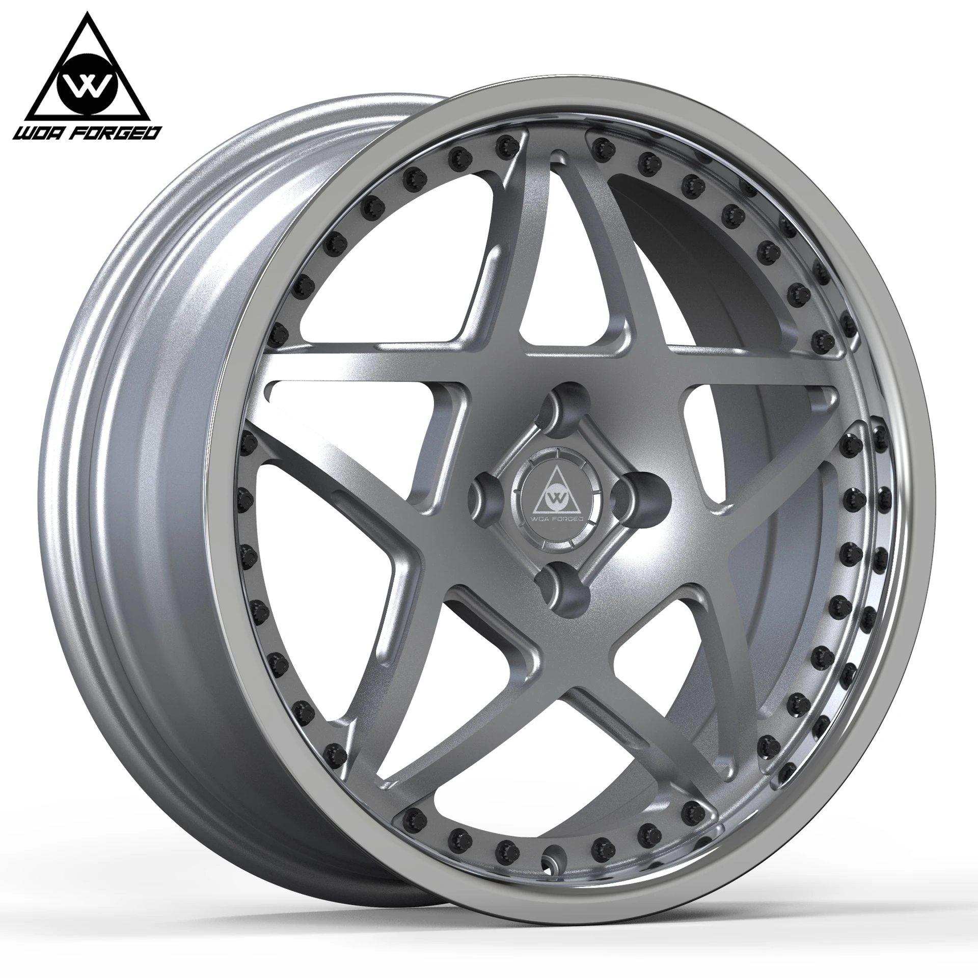 

Wheel Rim Car Alloy Five-pointed Star 17 18 19 Inch Suitable for Mercedes-benz C200 C260 E260 E300 E350 PCD 5X112 5x114.3 5x108