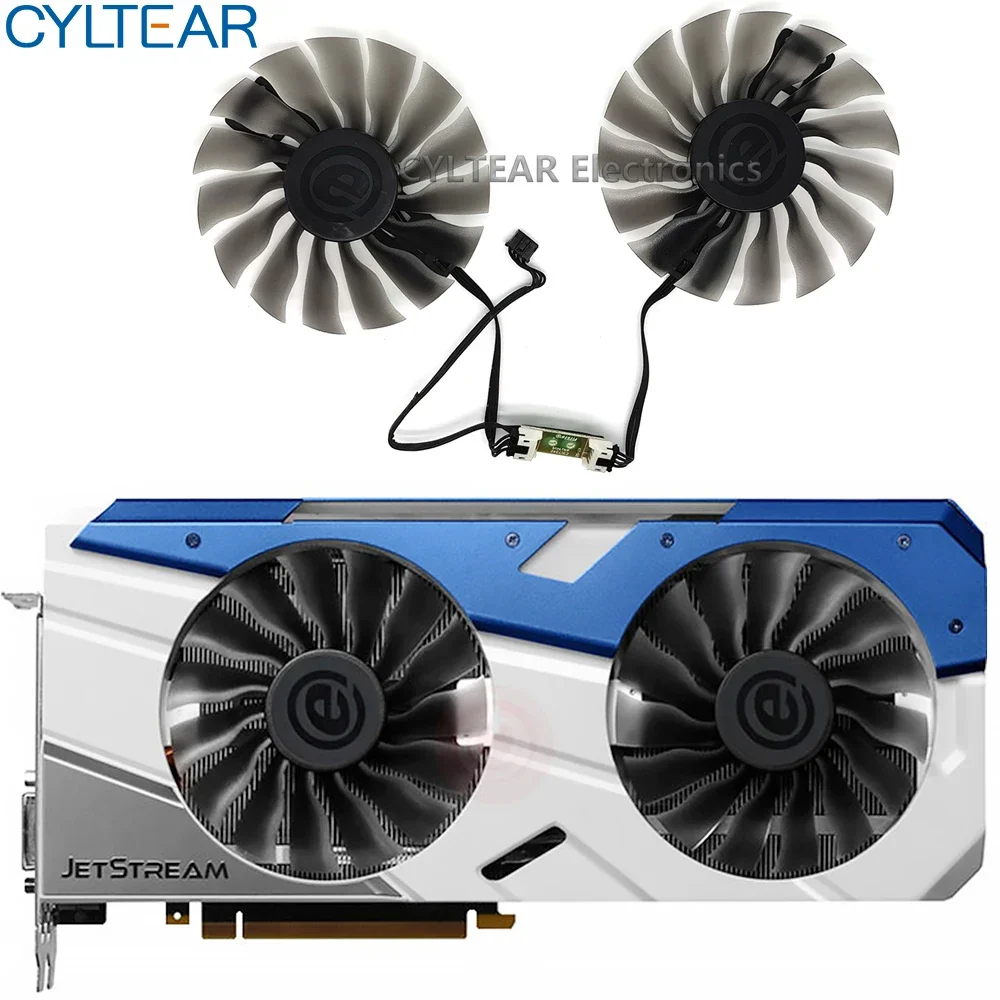 

GTX 1080Ti For Palit EMTEK XENON GTX 1080 Ti JetStream cooling fan 95MM FD10015H12S GTX 1080Ti DC 12V 0.55A