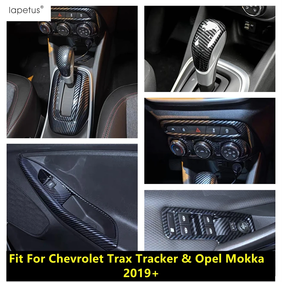 

ABS Gear Shift Panel / Window Lift / Central AC Air Conditioning Cover Trim For Chevrolet Trax Tracker & Opel Mokka 2019 - 2022