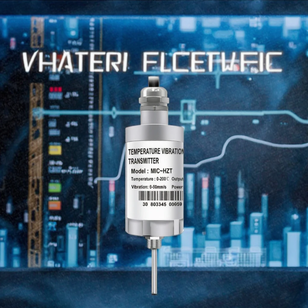 4-20mA Thread Mount DC24V 0-100mm/s Acceleration Transmitter Vibration Sensor for Motor Fan Water Pump-KH