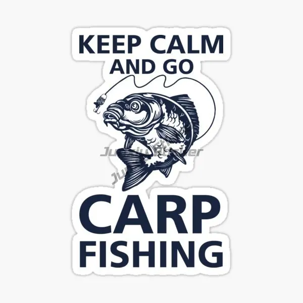 

CARP FISHING Creative Car Stickers Vinyl Self-adhesive Decorative Suitable for Motorcycles, Laptops Decals