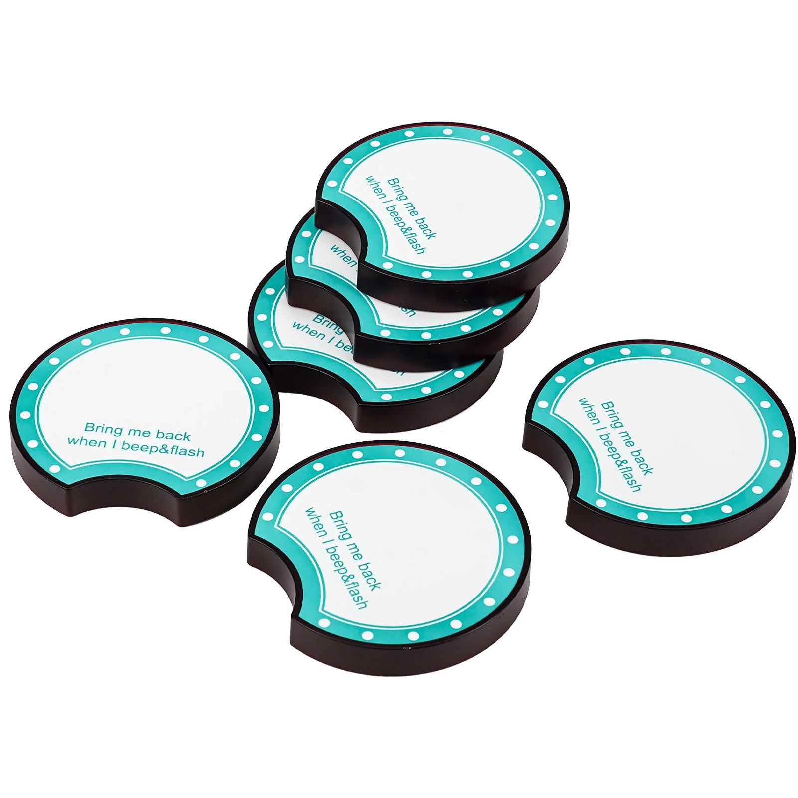 20 pieces round restaurant wireless pager independent charging dock restaurant vibration call device