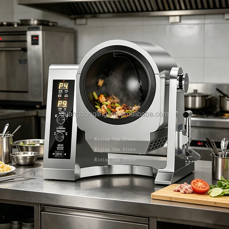 Intelligent console automatic wok Multifunctional  wok, suitable for small catering industry