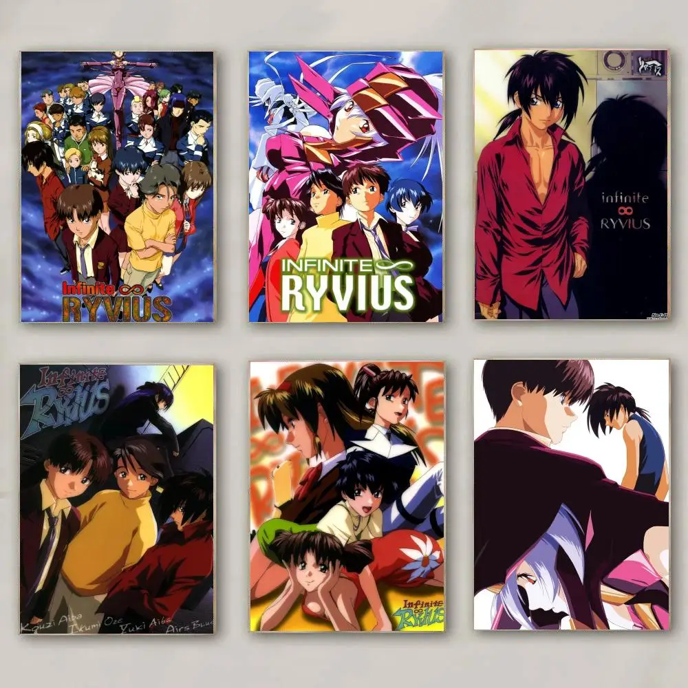 anime I-Infinite Ryvius-S Poster Modern Wall Decal for Living Room Cafe Office Bar and Bedroom