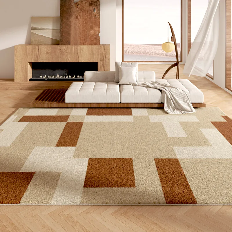 

Large Area Rug for Bedroom Nordic Style Living Room Carpet Thickened Plush Lounge Floor Mat Fluffy Soft Cloakroom Decorative Mat