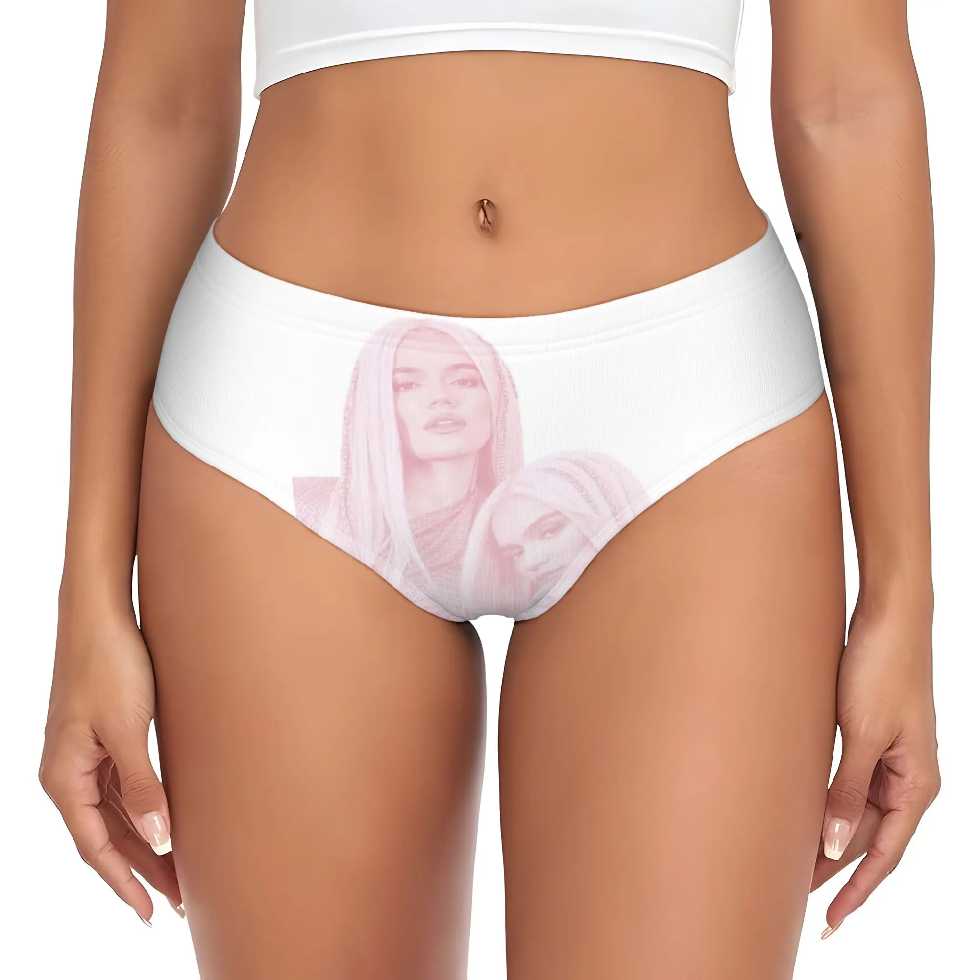 Custom Singer Karol G Briefs Underwear Womens Breathable Stretch  Panties