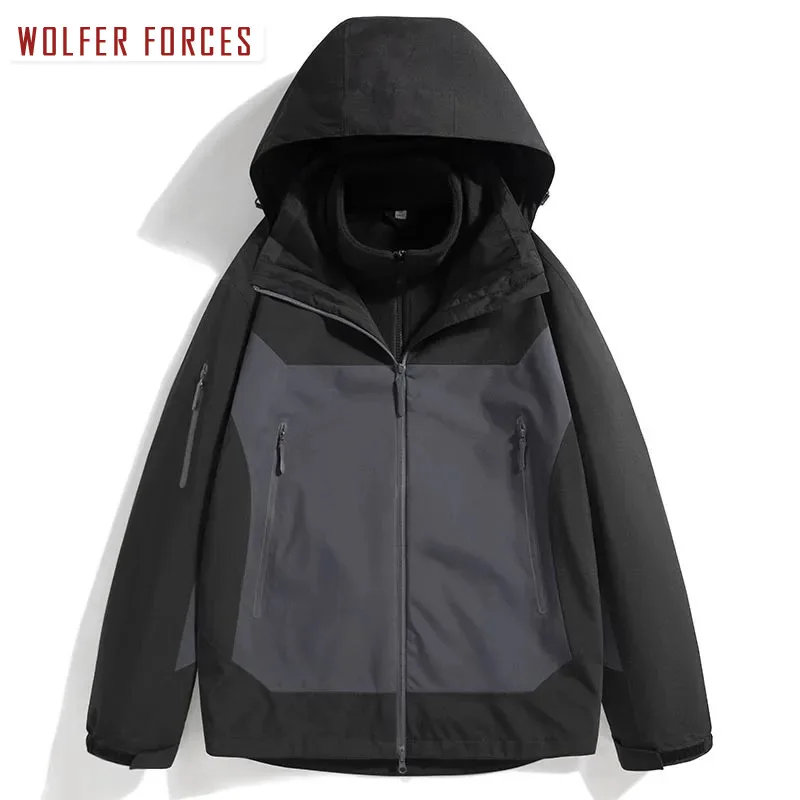 Casual Clothing Tactical Track Jacket Windshield Oversize Trekking Outdoor Sports Military Retro Bomber Mountaineering