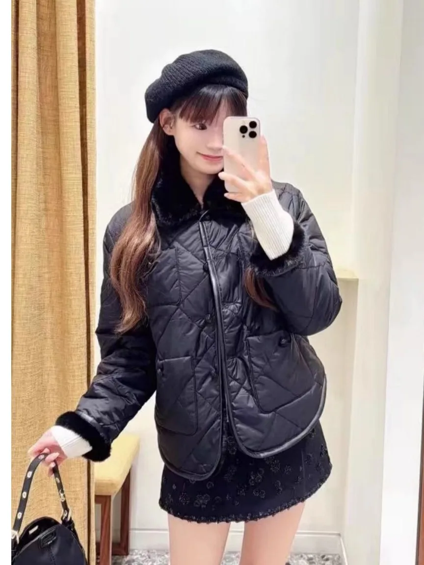 

Двусторонняя одежда Bla Cotton Jaet Женское модное стеганое пальто с декоративными пайетками Long Sve Regular Fit Commute Sle